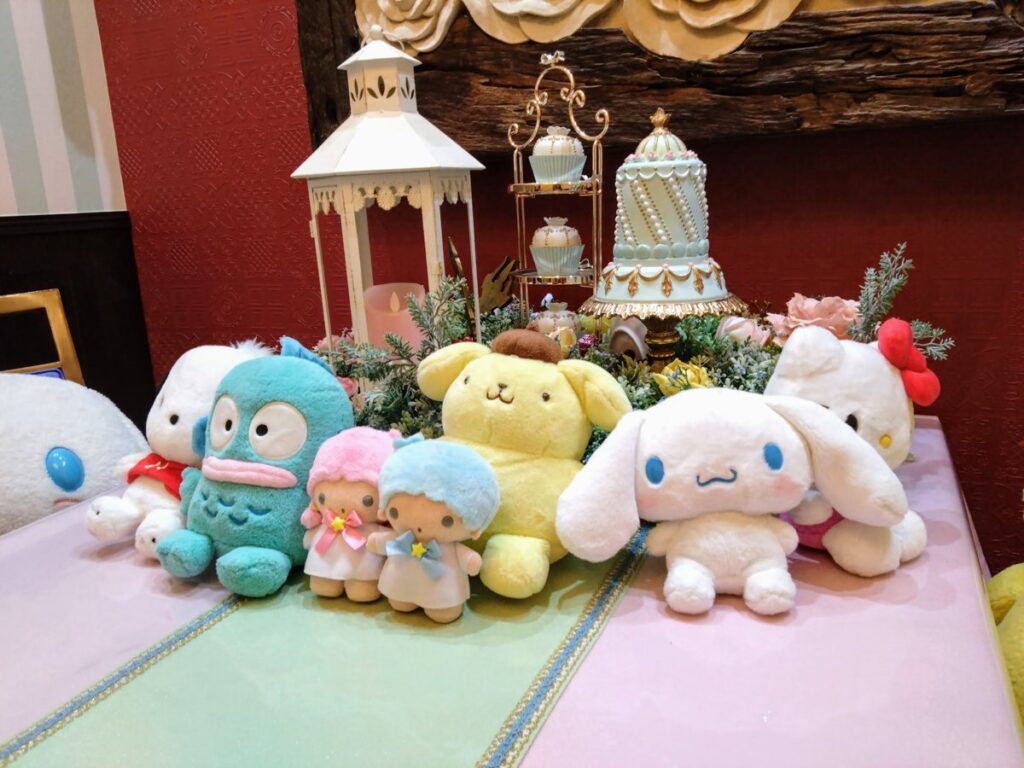サンリオのぬいぐるみたち